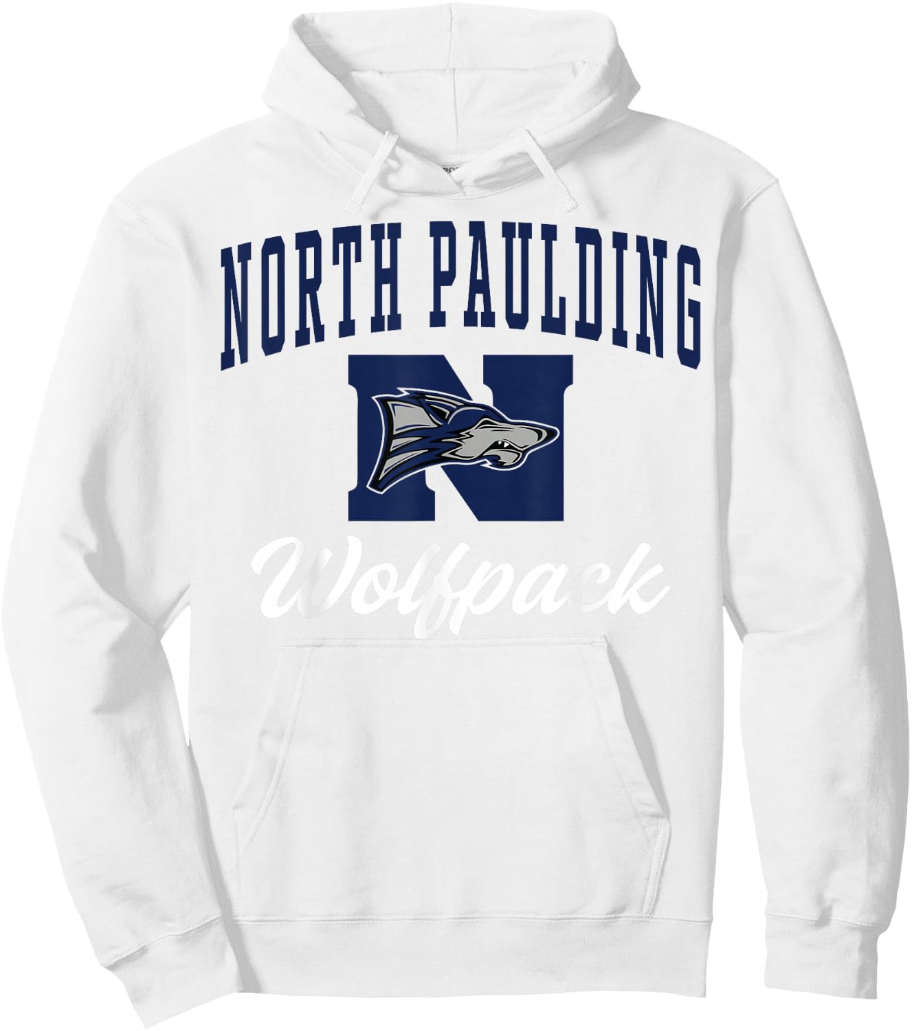 North Paulding High School Wolfpack C3 Hoodie - Hoodie | White