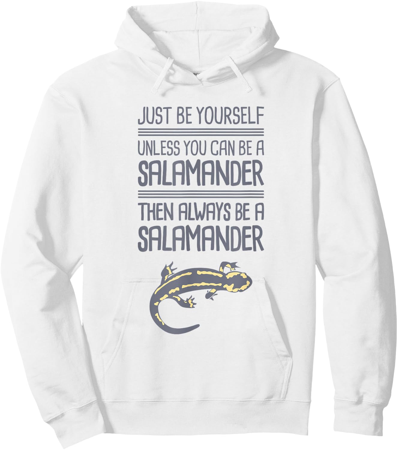 Cute Tiger Salamander / Pet Salamander Amphibians Hoodie - Hoodie | White