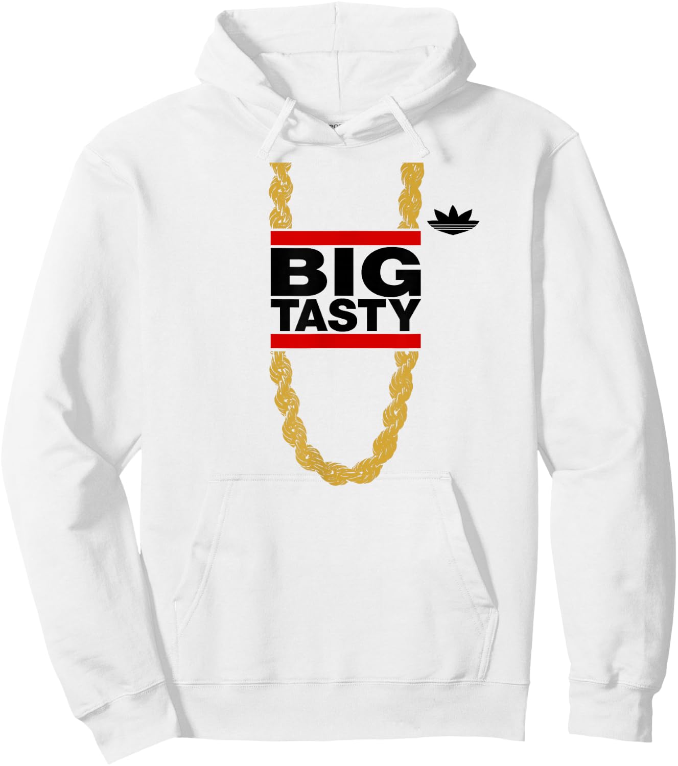 "Big Tasty" - Barry Goldbergs Alter-Ego - Retro 80's Hoodie - Hoodie | White