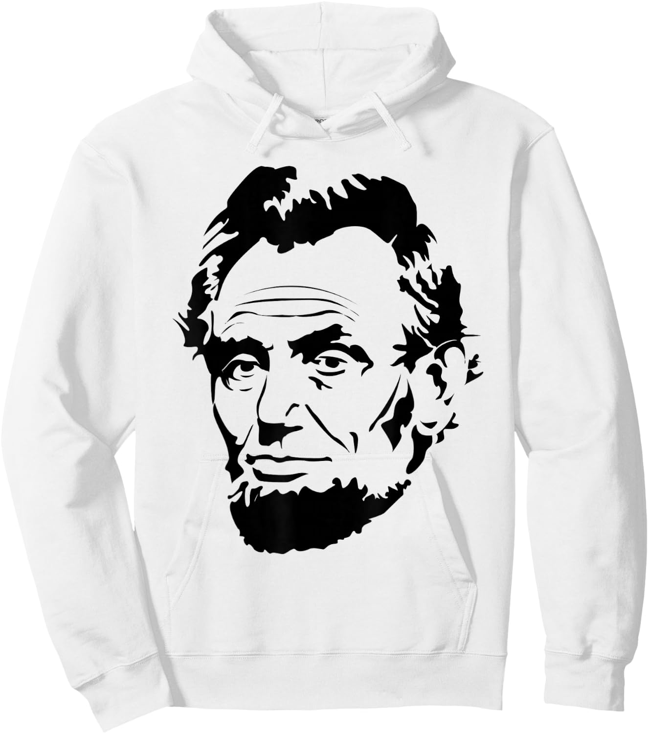 Abraham Lincoln Presidential Portrait Vintage Abe Lincoln Hoodie - Hoodie | White