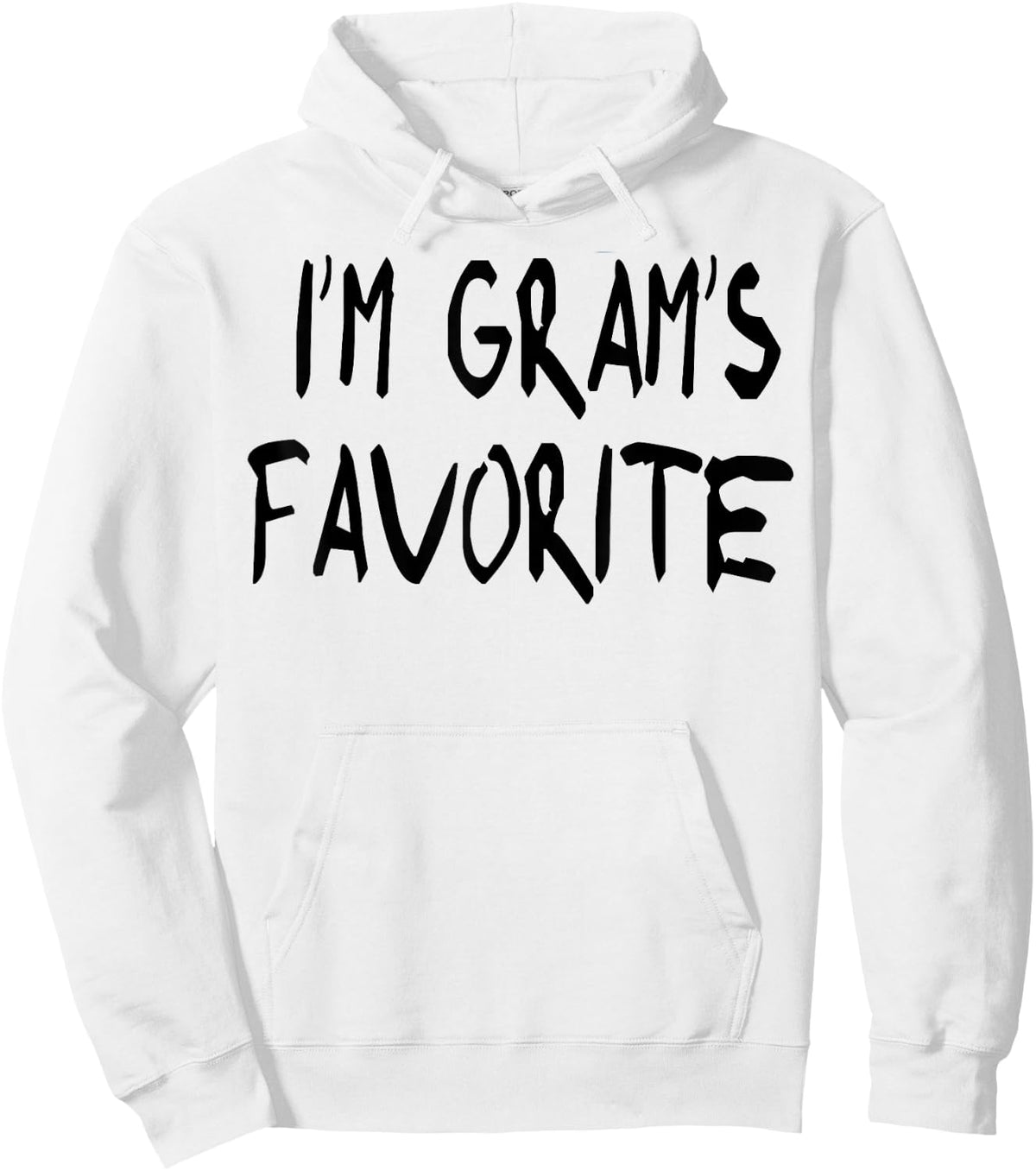 Grandmother I'm Gram's Favorite Grandma T shirt Hoodie - Hoodie | White