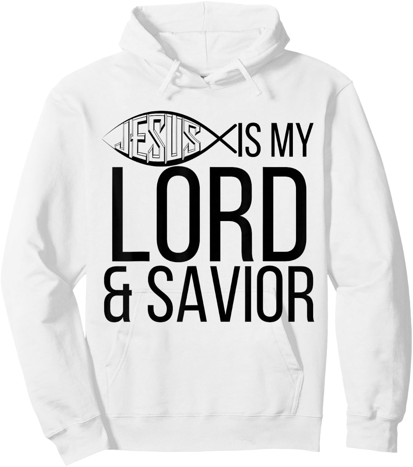 Jesus Is My Lord And Savior Cute Christian Gift T Shirt Hoodie - Hoodie | White