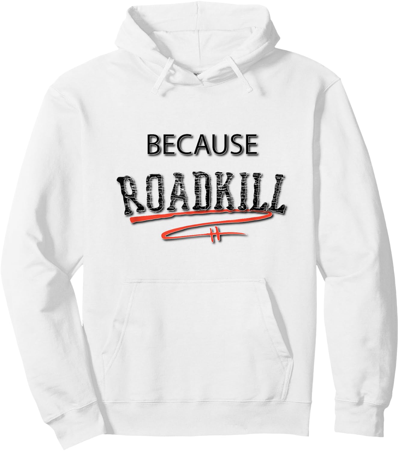 Because RoadKill Gruesome Hoodie - Hoodie | White