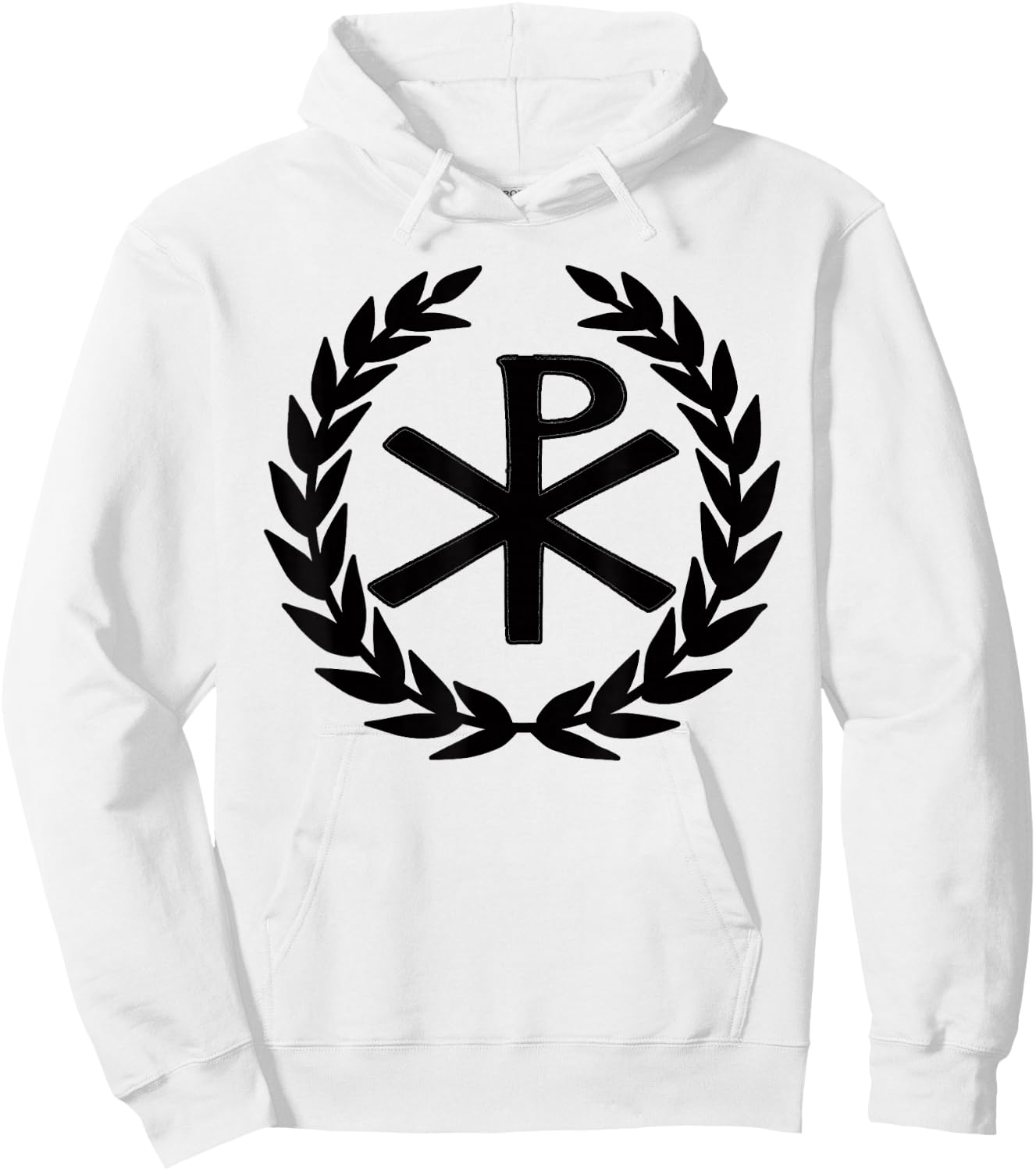 Roman Empire Chi Rho Symbol Hoodie - Hoodie | White