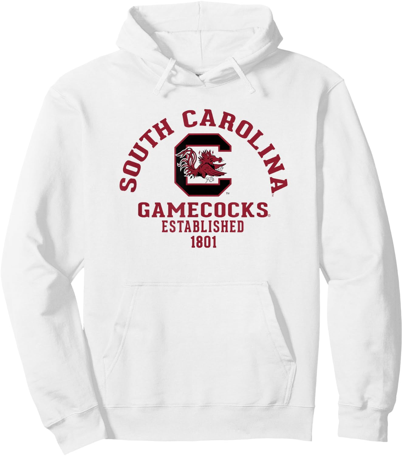 South Carolina Gamecocks Wondrous White Officially Licensed Hoodie - Hoodie | White