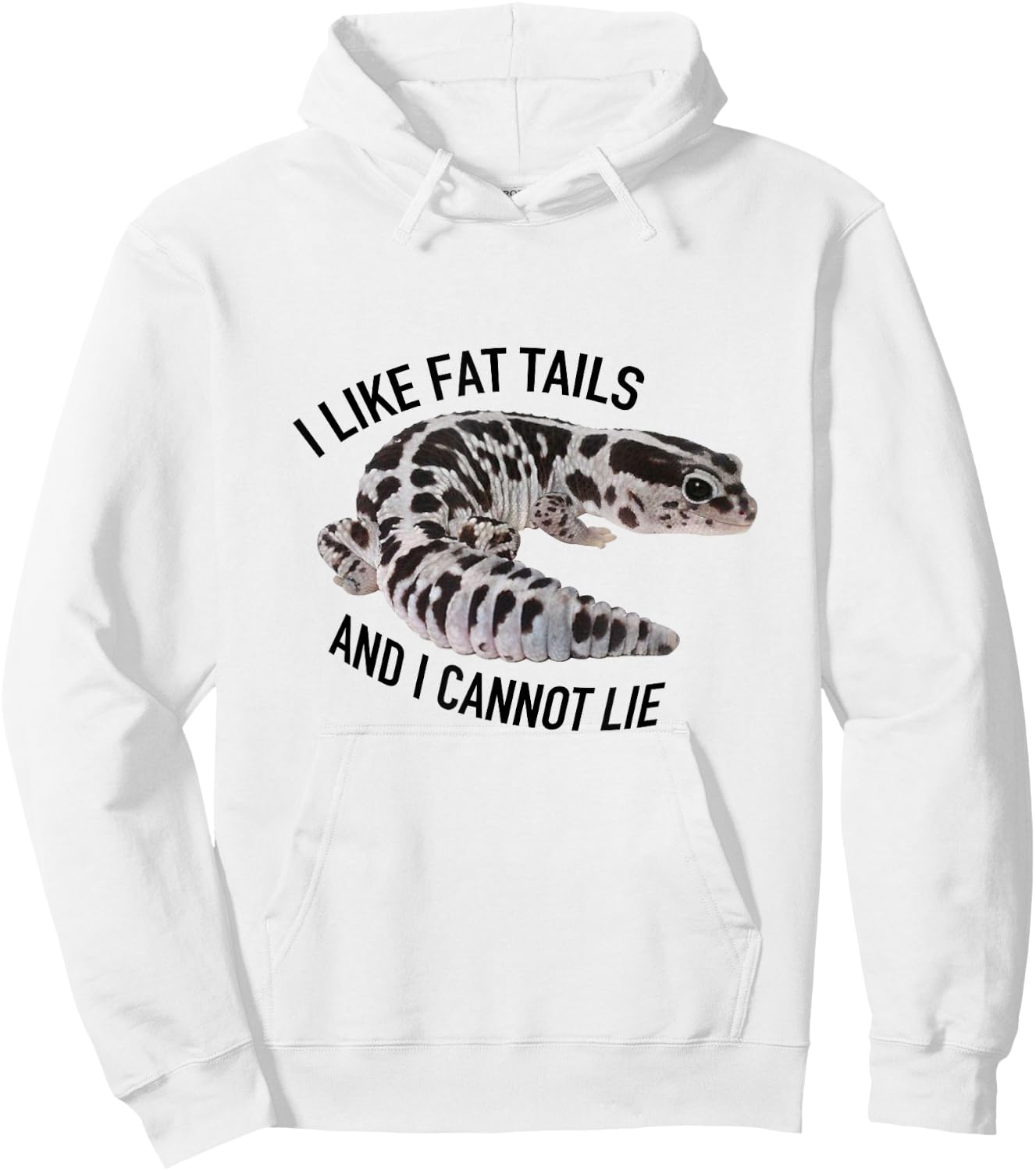 Fat-Tailed Gecko Hoodie - Hoodie | White