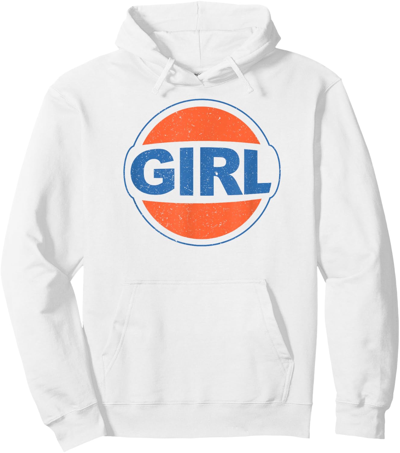 Girl Retro 90s Y2K Mcbling Trendy 2000s Bimbo Girl Hoodie - Hoodie | White