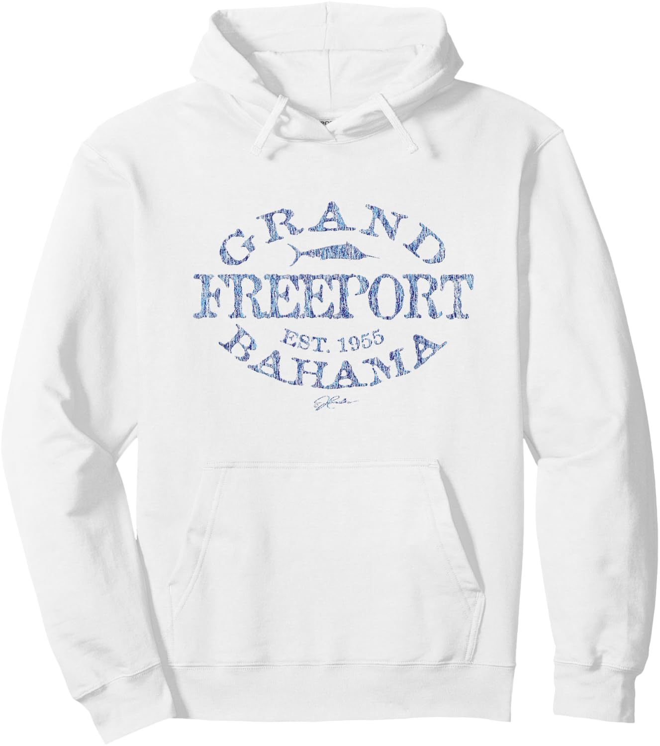 JCombs: Freeport, Grand Bahama Hoodie - Hoodie | White