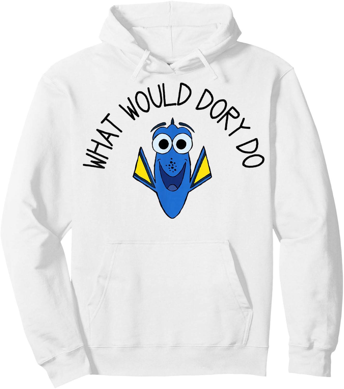 Disney Pixar Finding Dory What Would Dory Do Small Hoodie - Hoodie | White