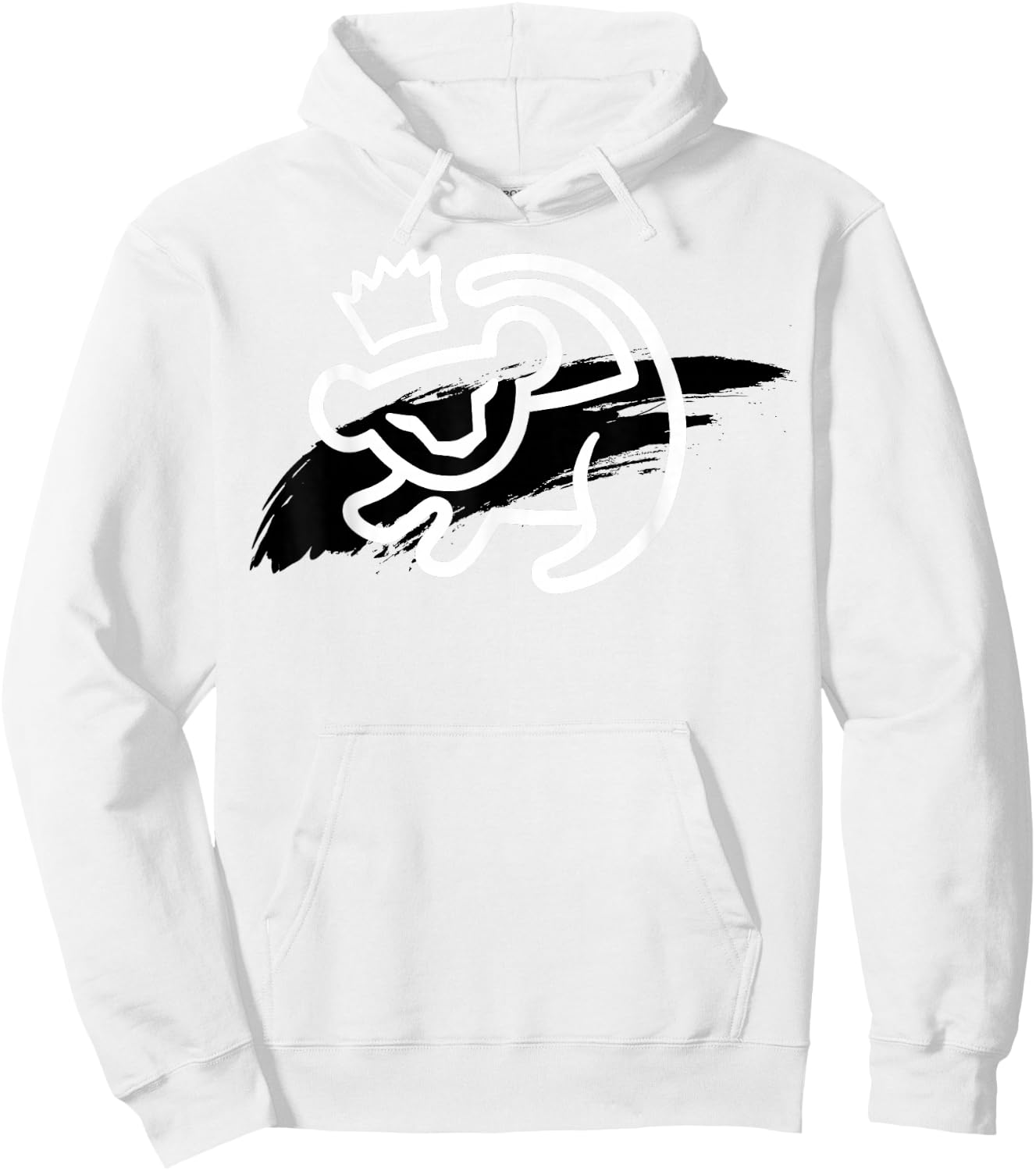 Disney Lion King Simba Cave Painting Smear Graphic Hoodie - Hoodie | White