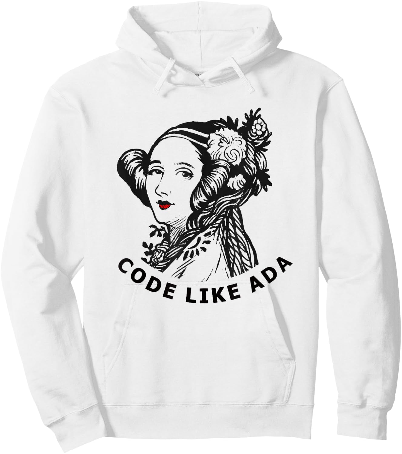 Ada Lovelace - Code Like Ada Hoodie - Hoodie | White