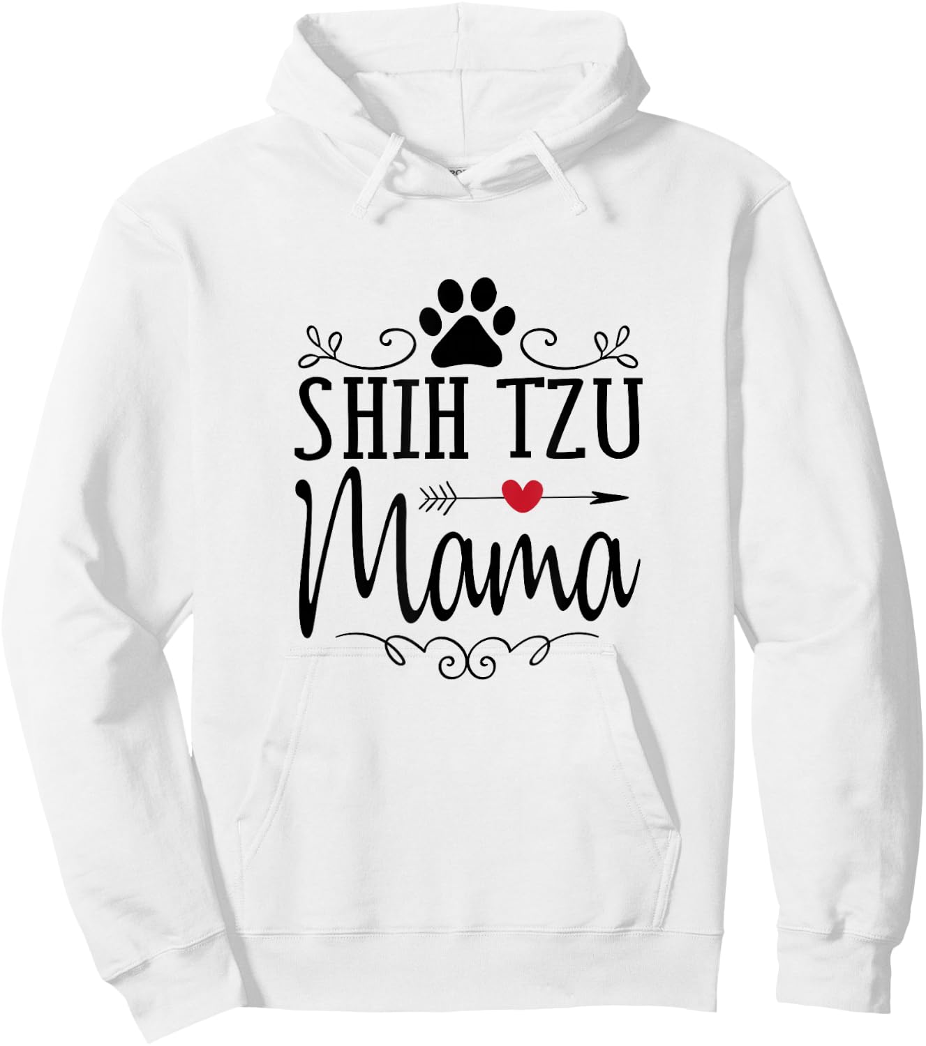 Shih Tzu Mama - Shih Tzu Mama Shirt Gift Shih Tzu Lover Hoodie - Hoodie | White