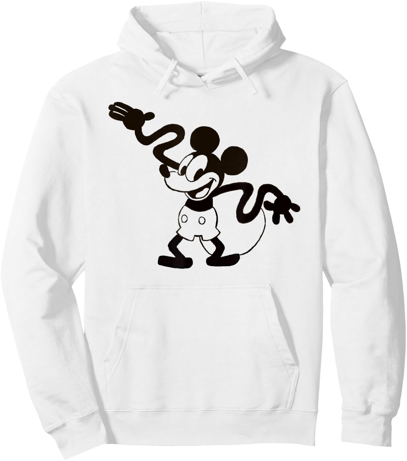 Disney - Classic Mickey Mouse Crazy Arms Hoodie - Hoodie | White