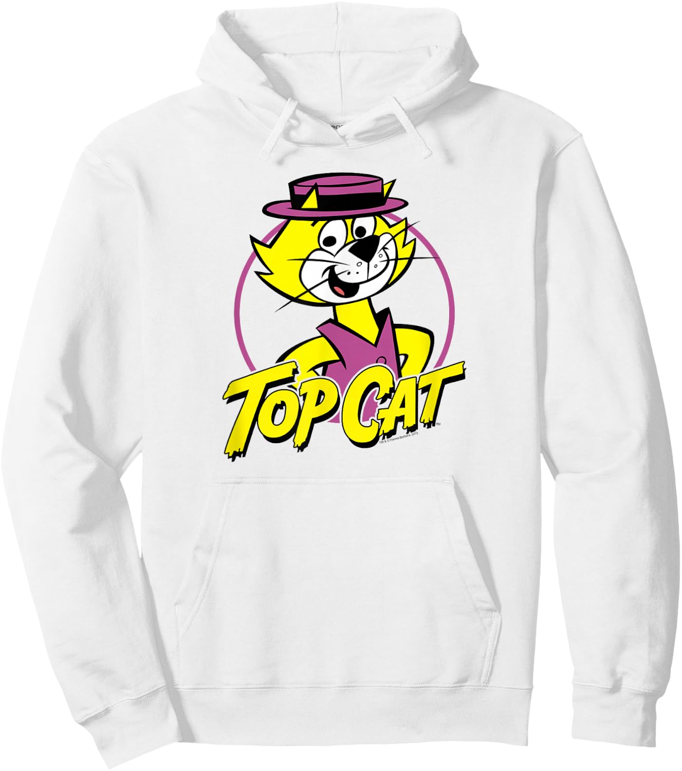Top Cat Top Circle Hoodie - Hoodie | White