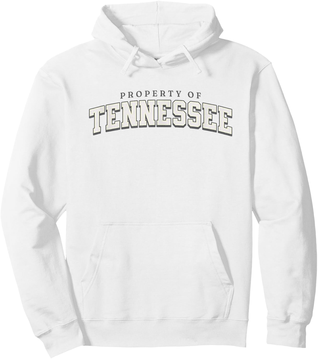 Tennessee Pink Classic TN Varsity Vintage Breast Cancer Hoodie - Hoodie | White