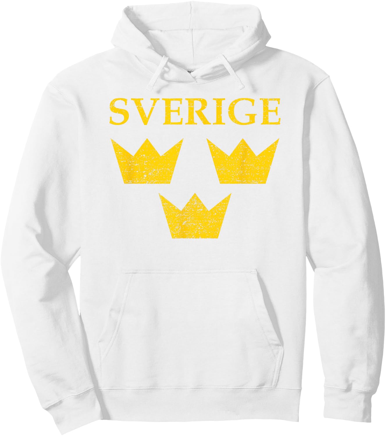 Sverige Sweden Three Crowns Tre Kronor Shirt Hoodie - Hoodie | White