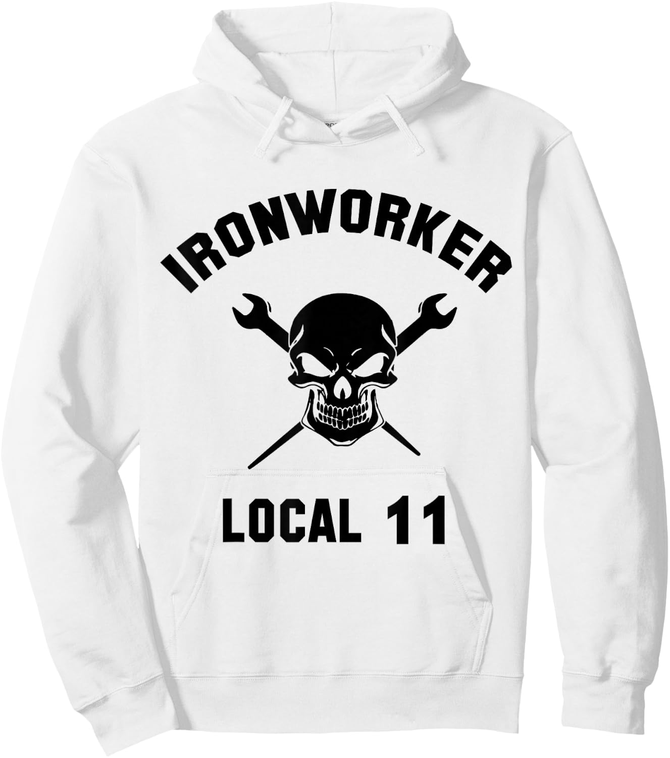 Ironworker Local 11 Hoodie - Hoodie | White