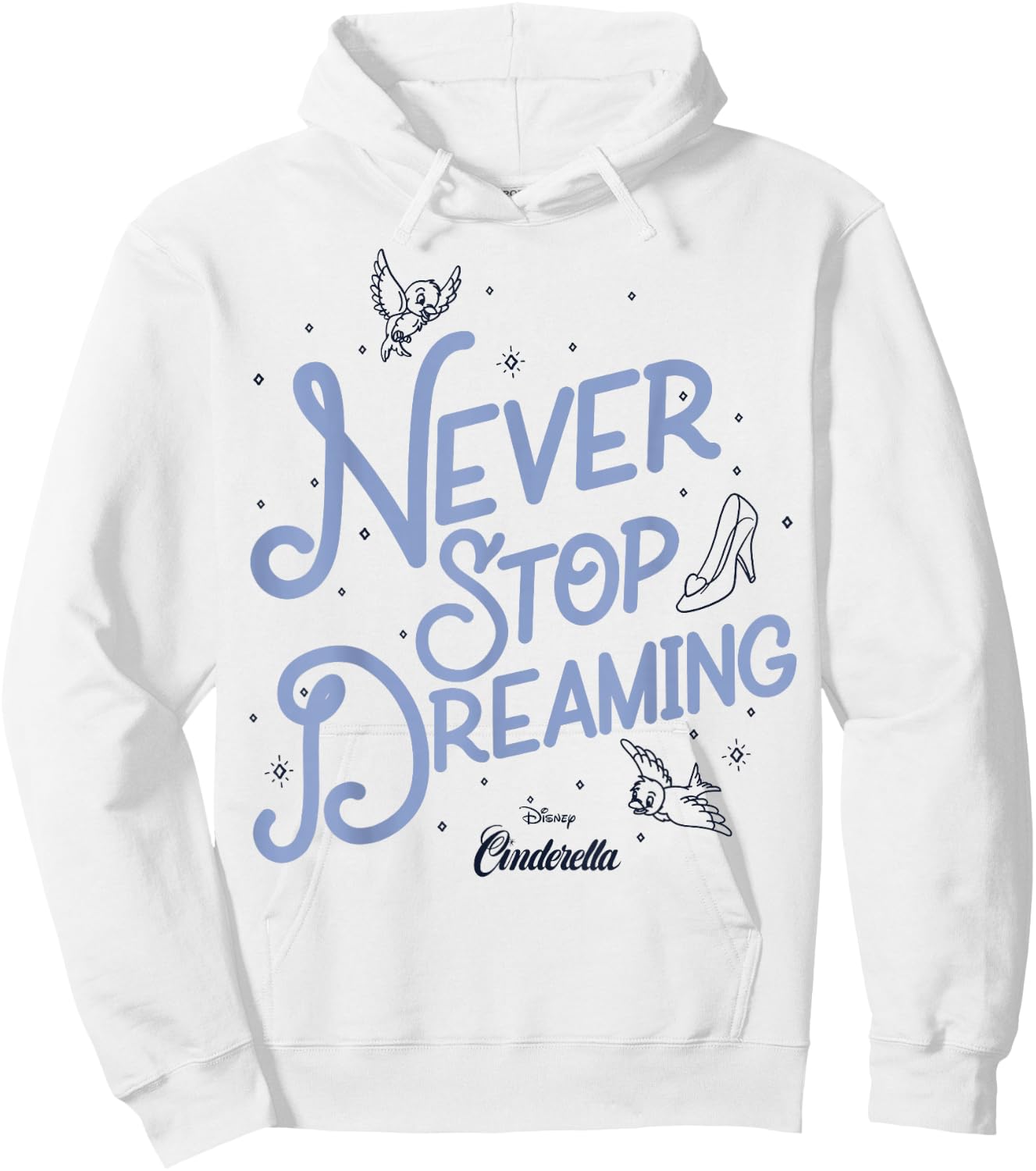 Disney Cinderella Never Stop Dreaming Hoodie - Hoodie | White