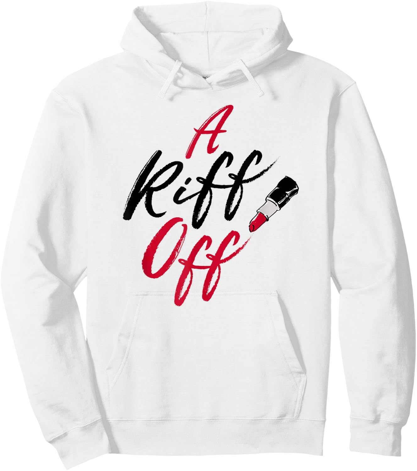 Pitch Perfect - A Riff Off Red Lipstick Hoodie - Hoodie | White