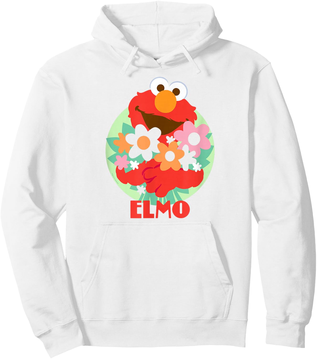 Sesame Street Elmo Flowers for You Hoodie - Hoodie | White