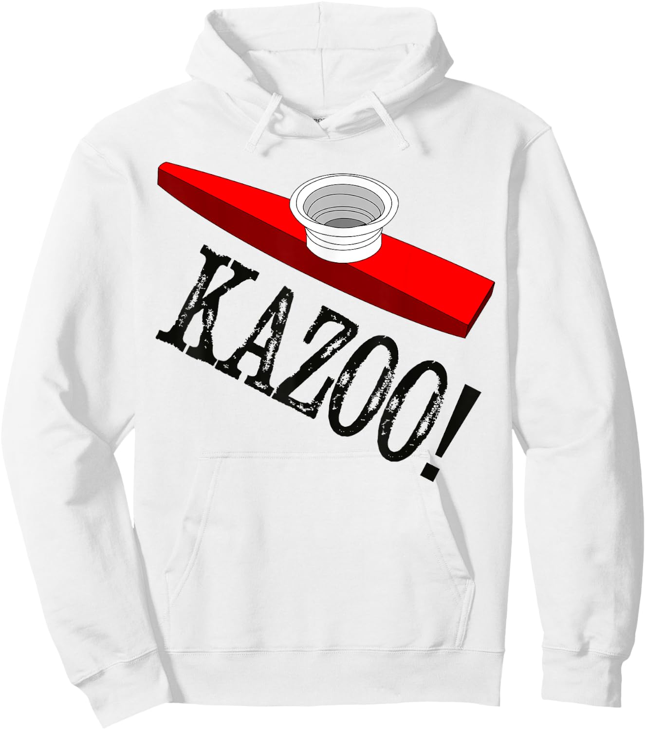Kazoo Making Music Men Women Kids Boys Girls Hoodie - Hoodie | White