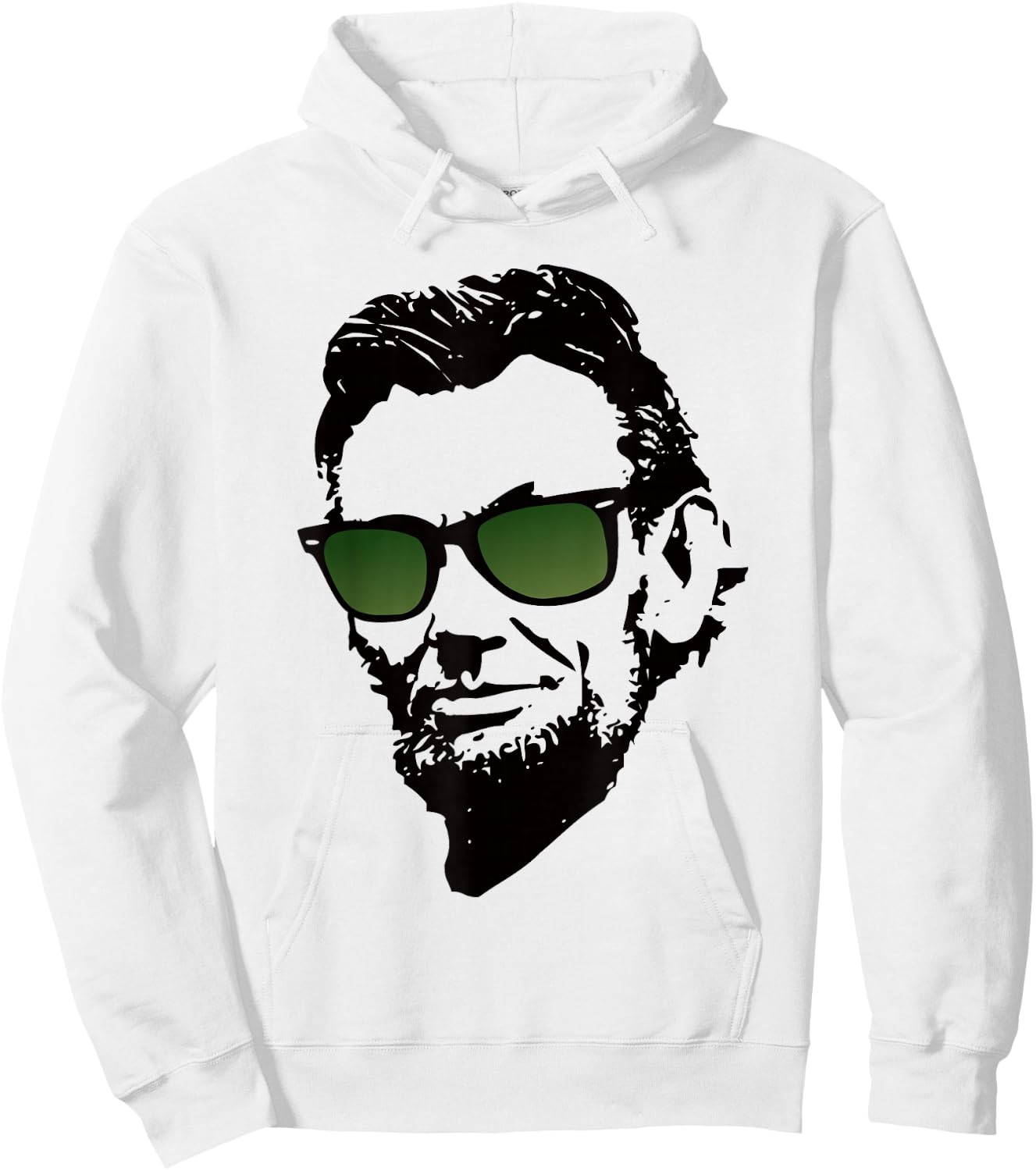 Abe Lincoln 4th July Vintage USA Funny Presidents Day Gift Hoodie - Hoodie | White