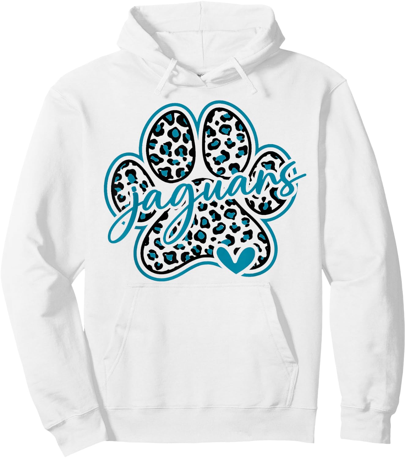 Vintage Jaguar School Sports Team Spirit Back To School Hoodie - Hoodie | White