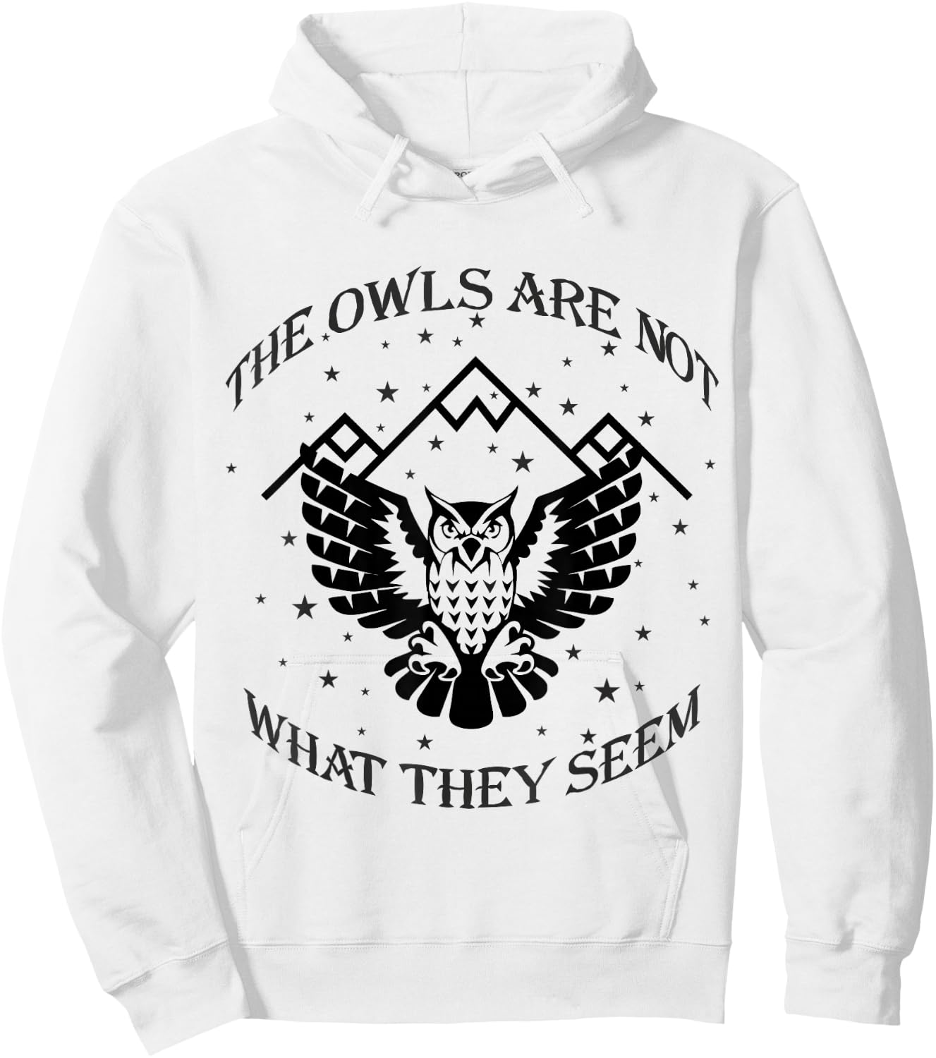 The Owls Are Not What They Seem Gift Hoodie - Hoodie | White