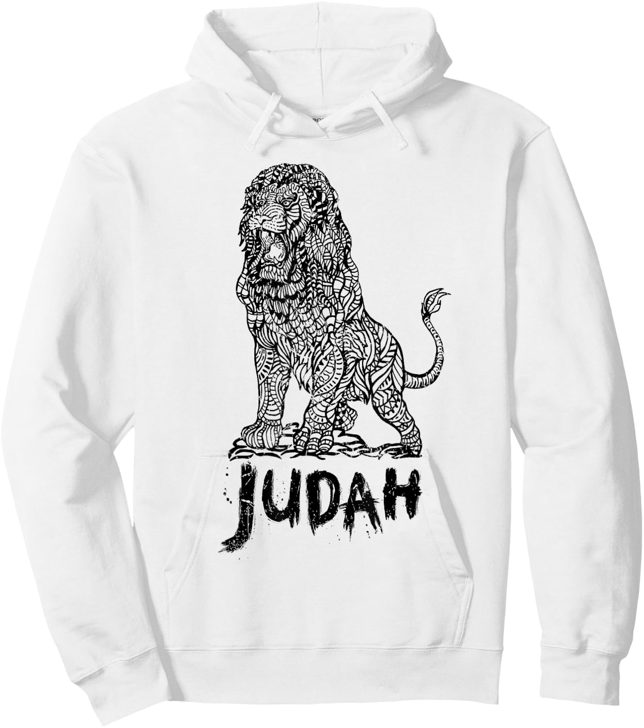 Lion of Judah Israel Jewish Jerusalem Jew Hebrew Hoodie - Hoodie | White