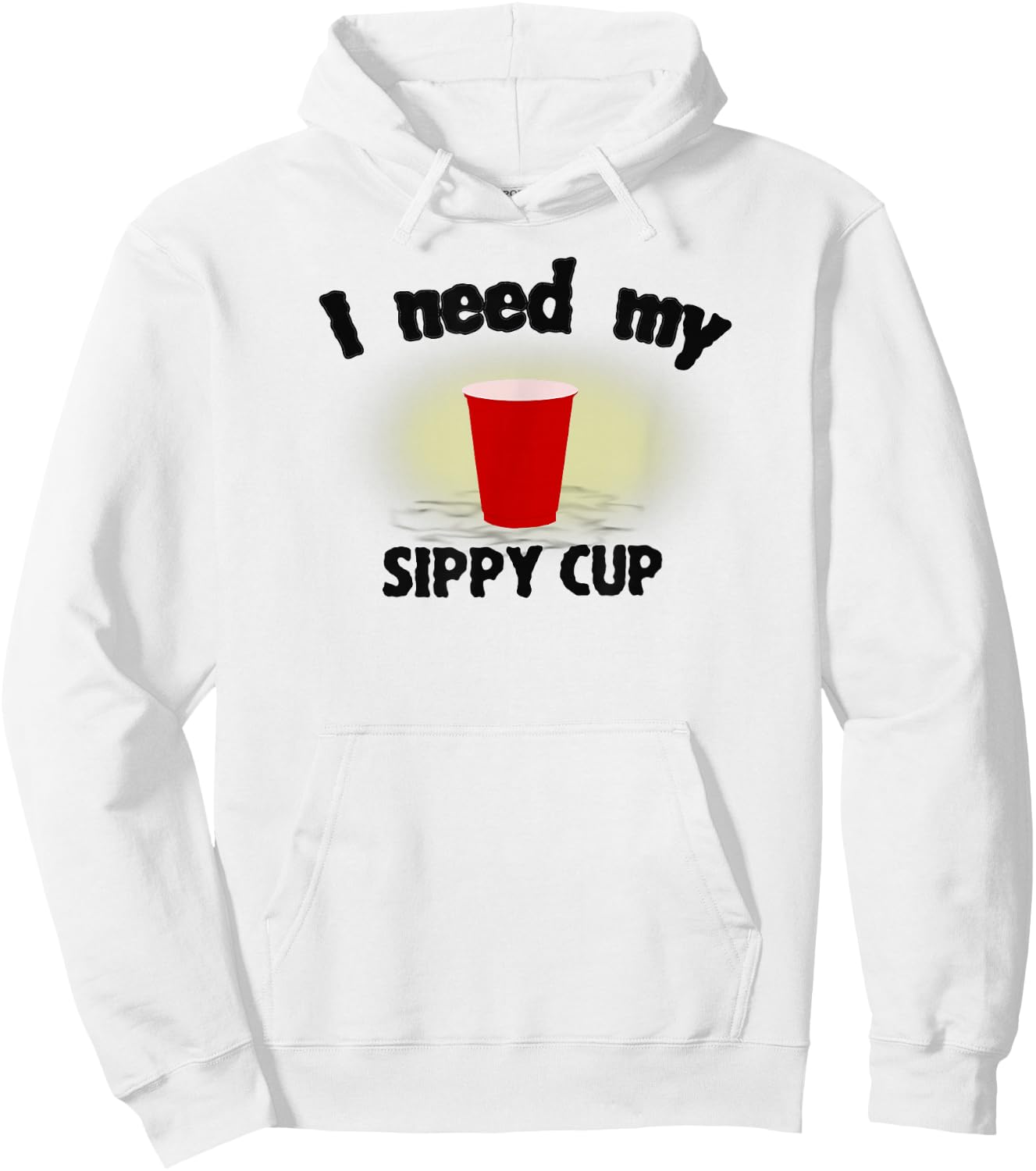 Alcohol Adult Beverage Red Drinking Cup Party Hoodie - Hoodie | White