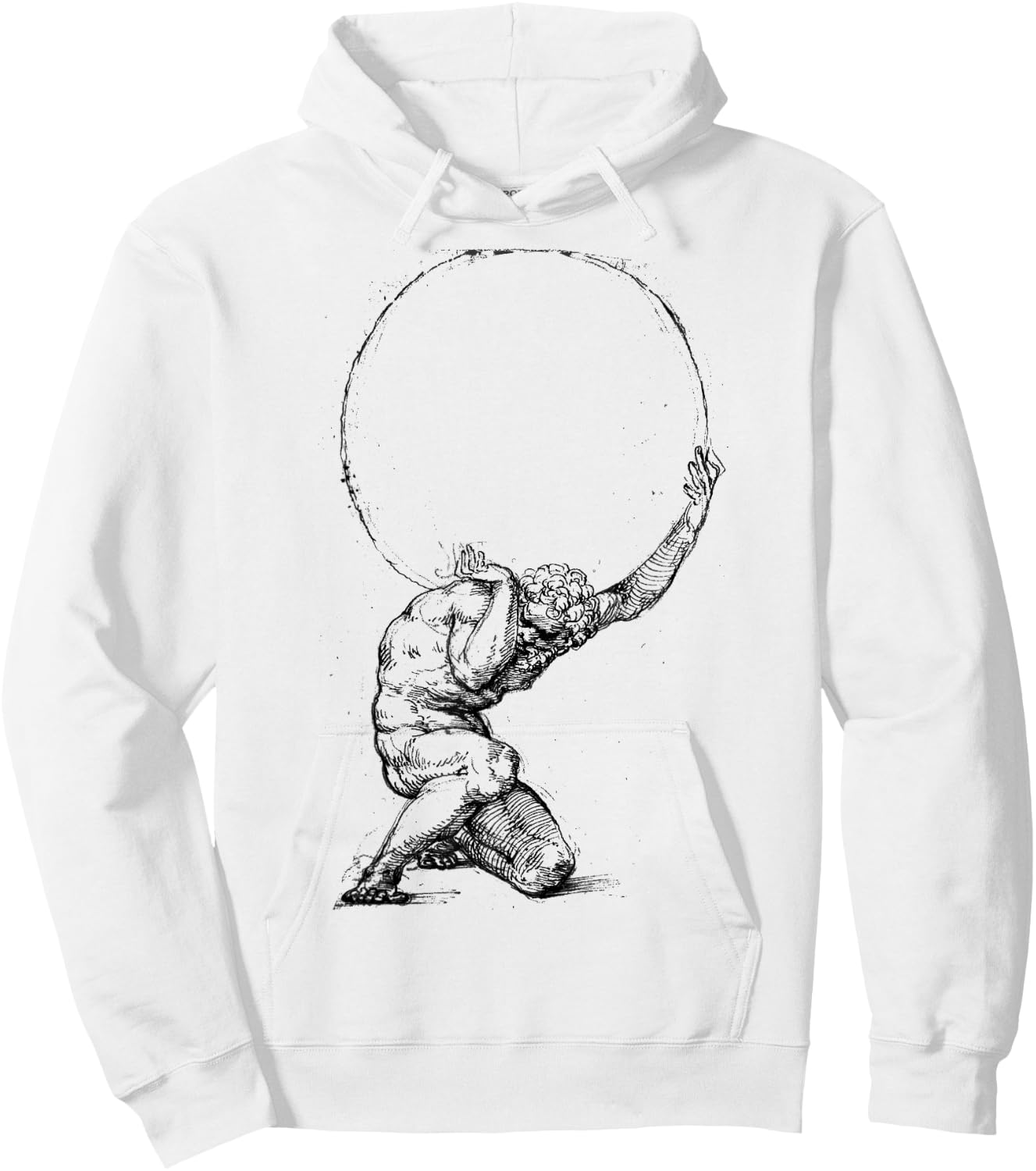 Atlas Greek mythology Greece Greek Gods and Heroes Hoodie - Hoodie | White