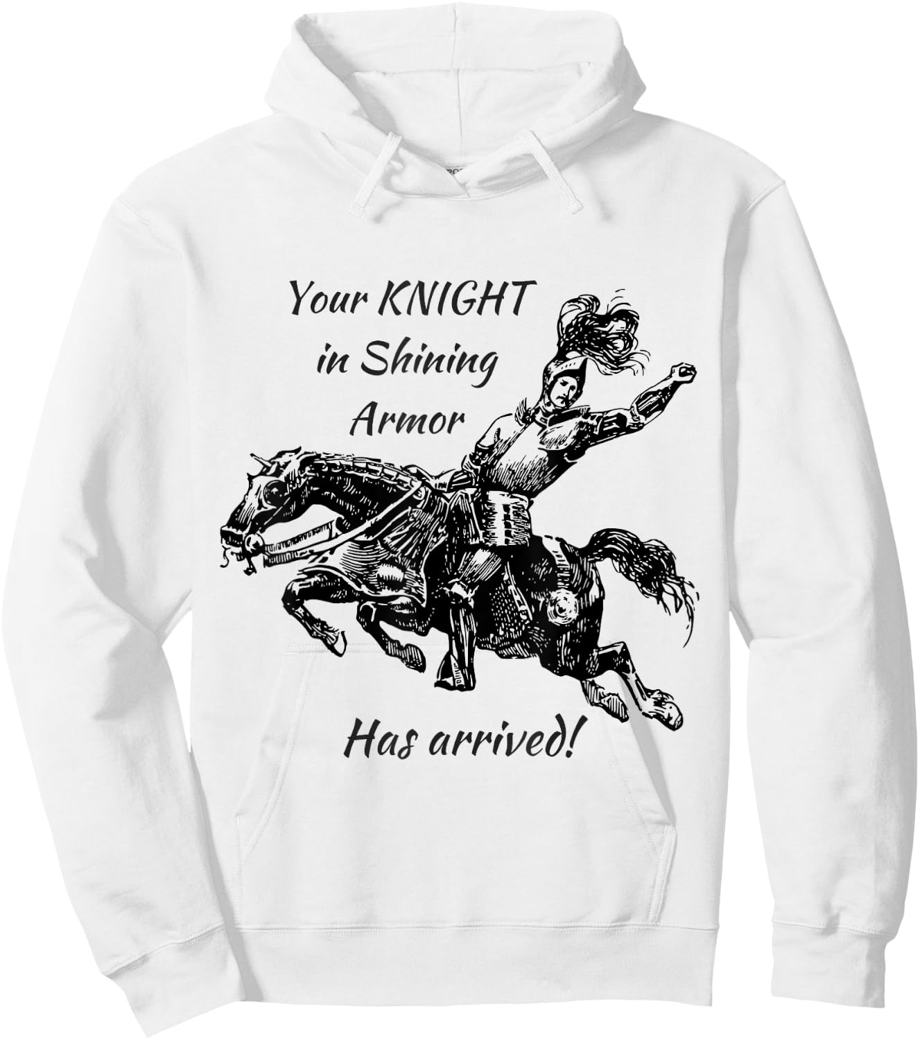 Knight in Shining Armor Hoodie - Hoodie | White