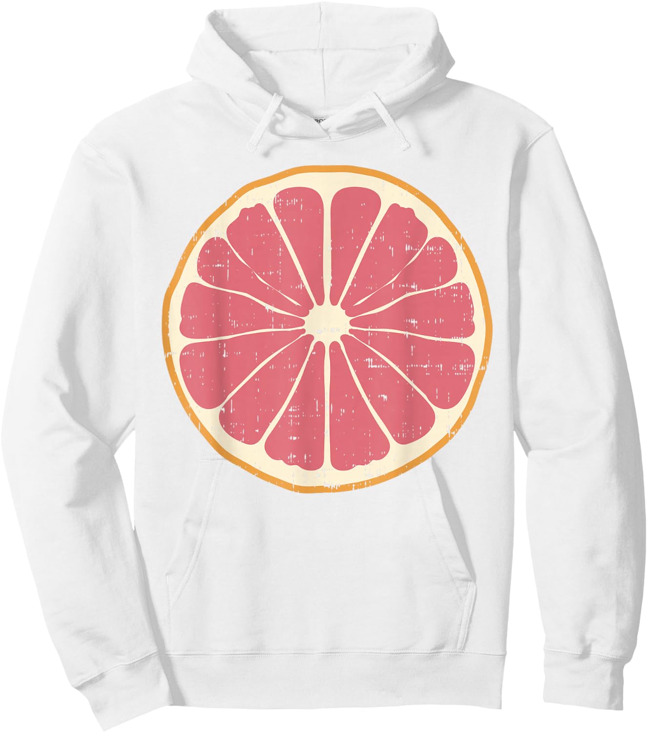 Grapefruit Pomelo Citrus Fruit DIY Easy Halloween Costume Hoodie - Hoodie | White