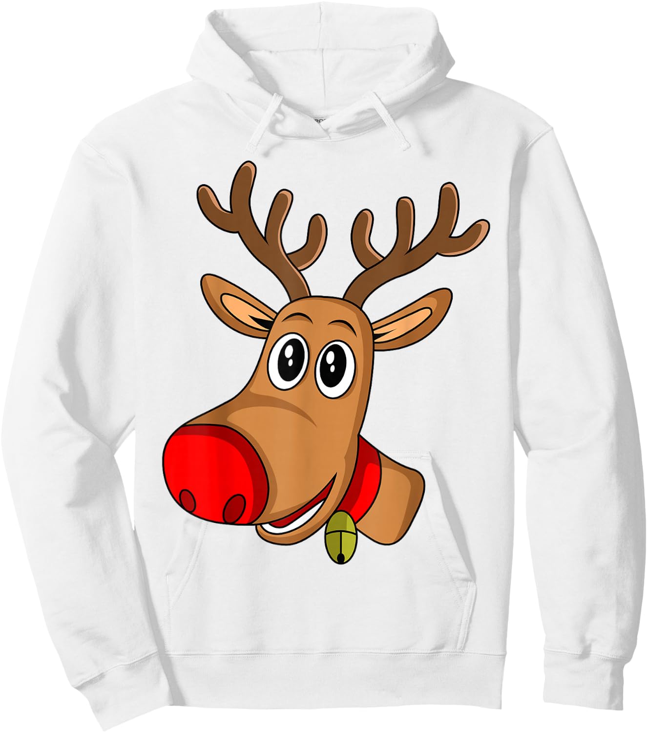 Rudolph Red Nose Reindeer | Donner Blitzen Shirt Hoodie - Hoodie | White