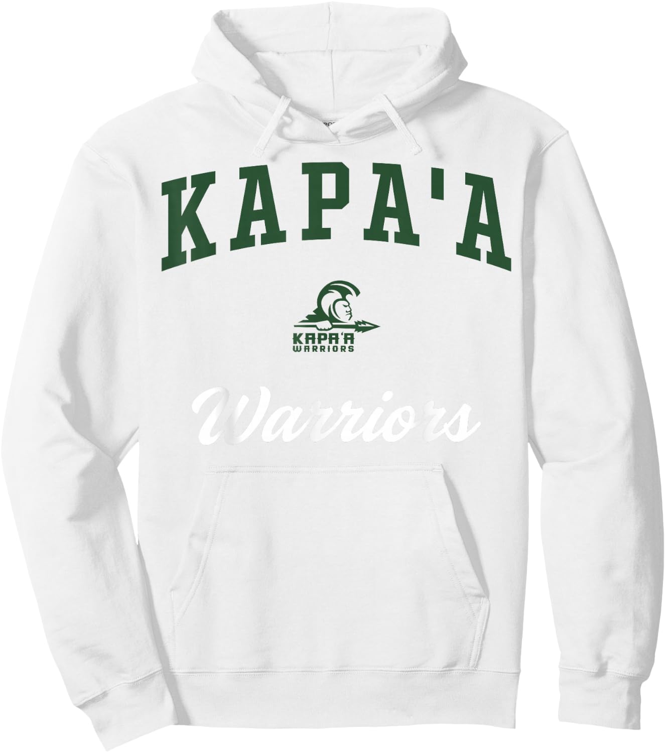 Kapa'a High School Warriors Hoodie - Hoodie | White