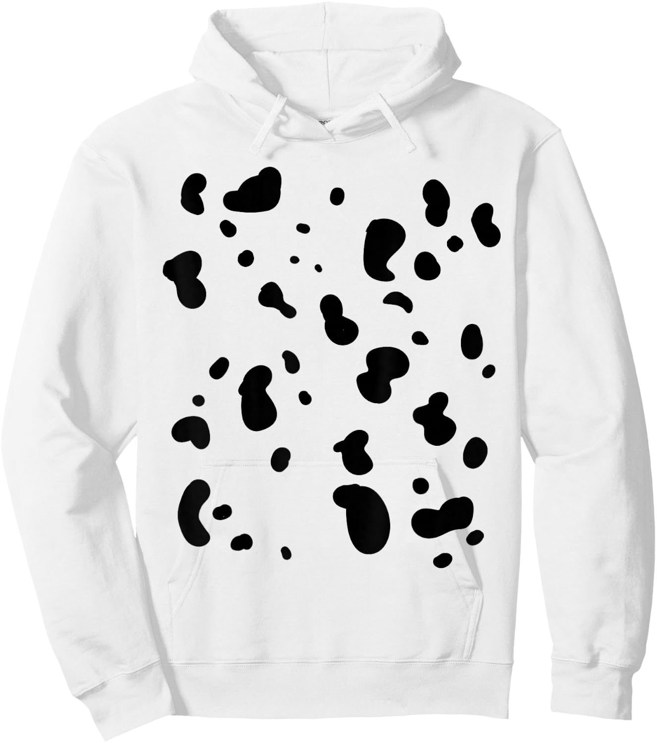 Dalmatian Costume Dog Halloween Kids Adult Women Men Toddler Hoodie - Hoodie | White