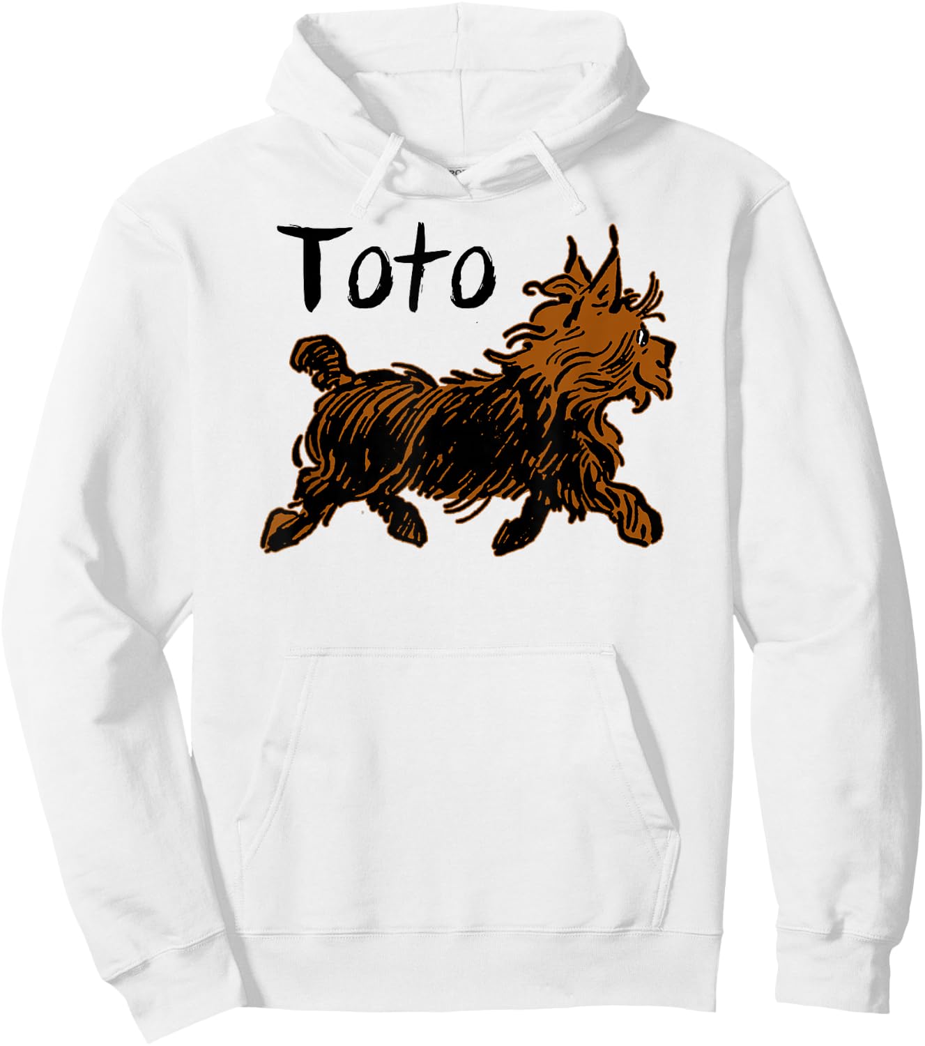 Retro Toto Wizard of OZ Dog Shirt Art Design-Funny Fairytale Hoodie - Hoodie | White