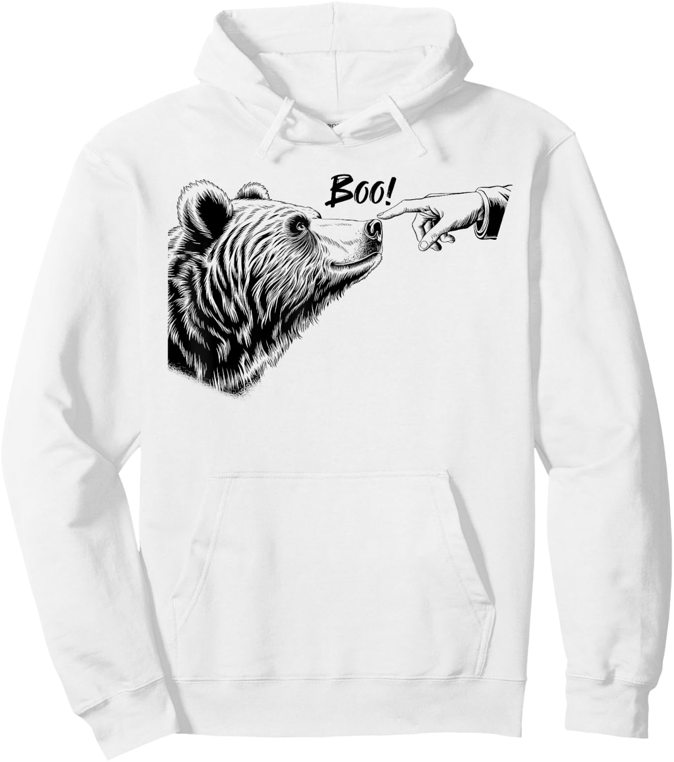 Funny Beer Lover Boop Bear Women Meme Bear Boop Hoodie - Hoodie | White