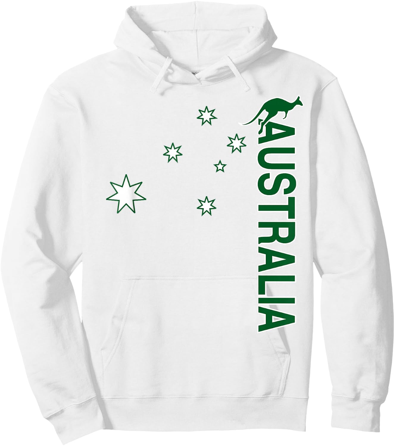Australia Rugby (Vintage Throwback Stars) Hoodie - Hoodie | White