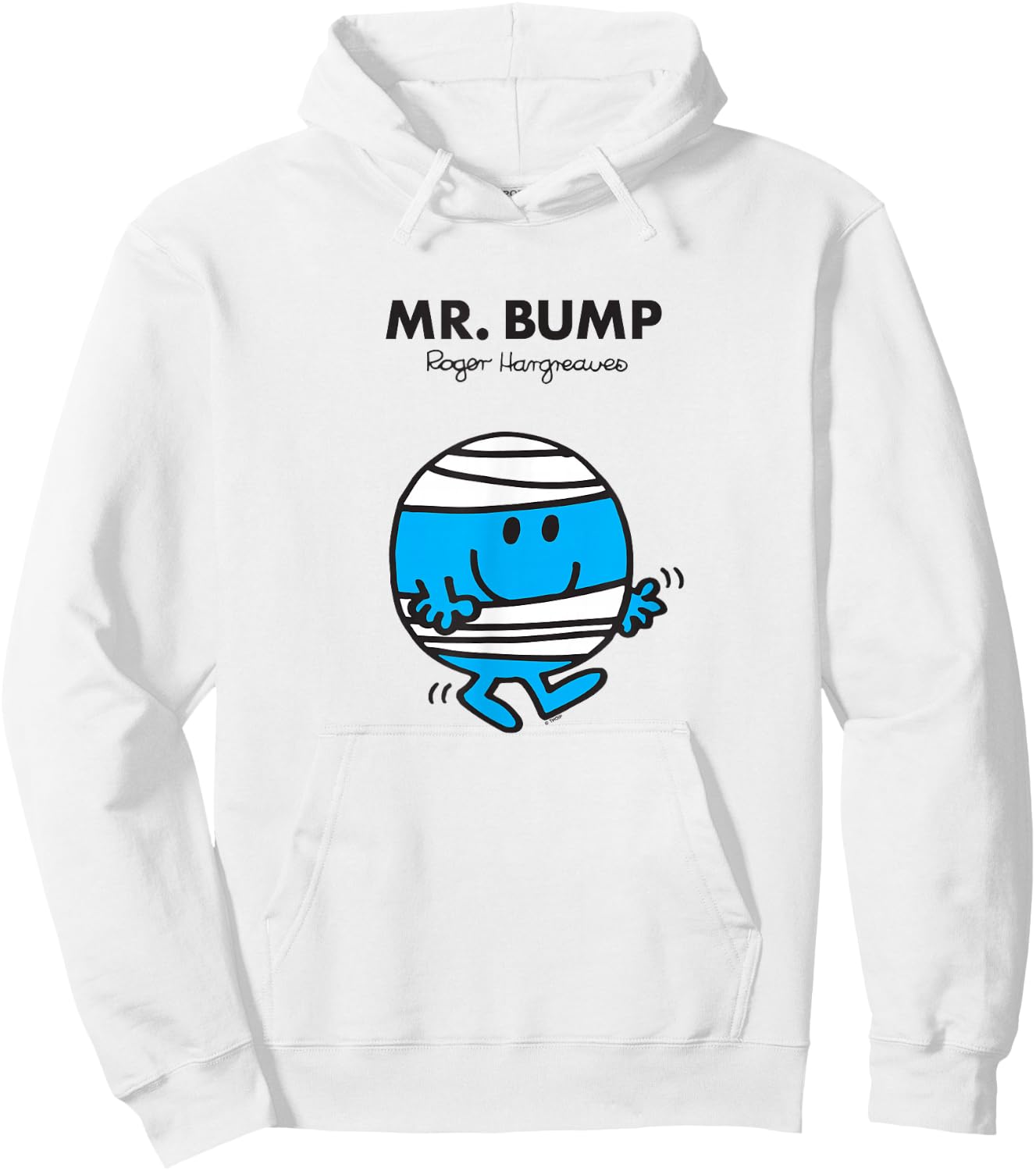 Mr. Men Mr. Bump Hoodie - Hoodie | White