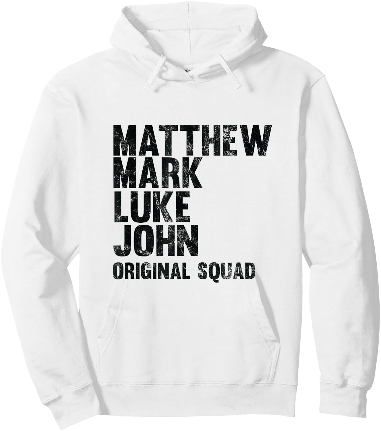 Matthew Mark Luke John Original Squad Disciples Hoodie - Hoodie | White