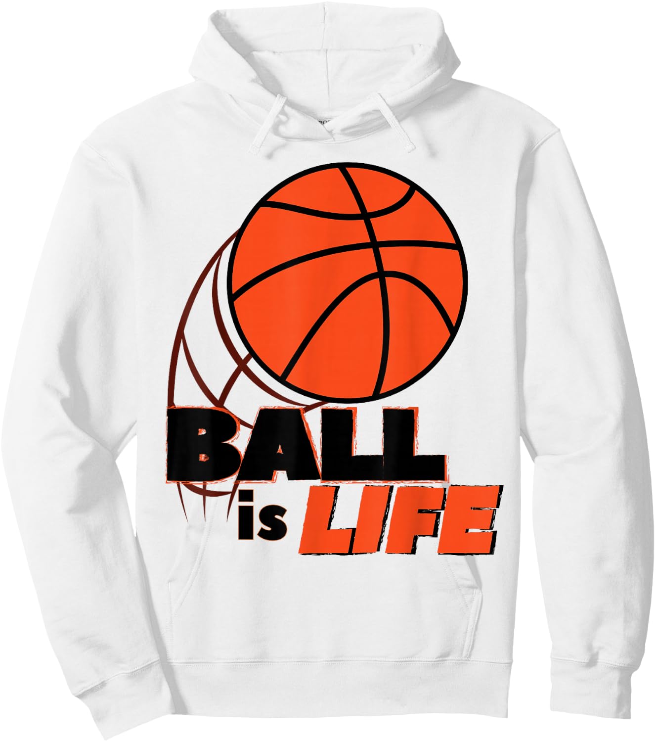 Basketball Ball Player Is Life Hoodie - Hoodie | White