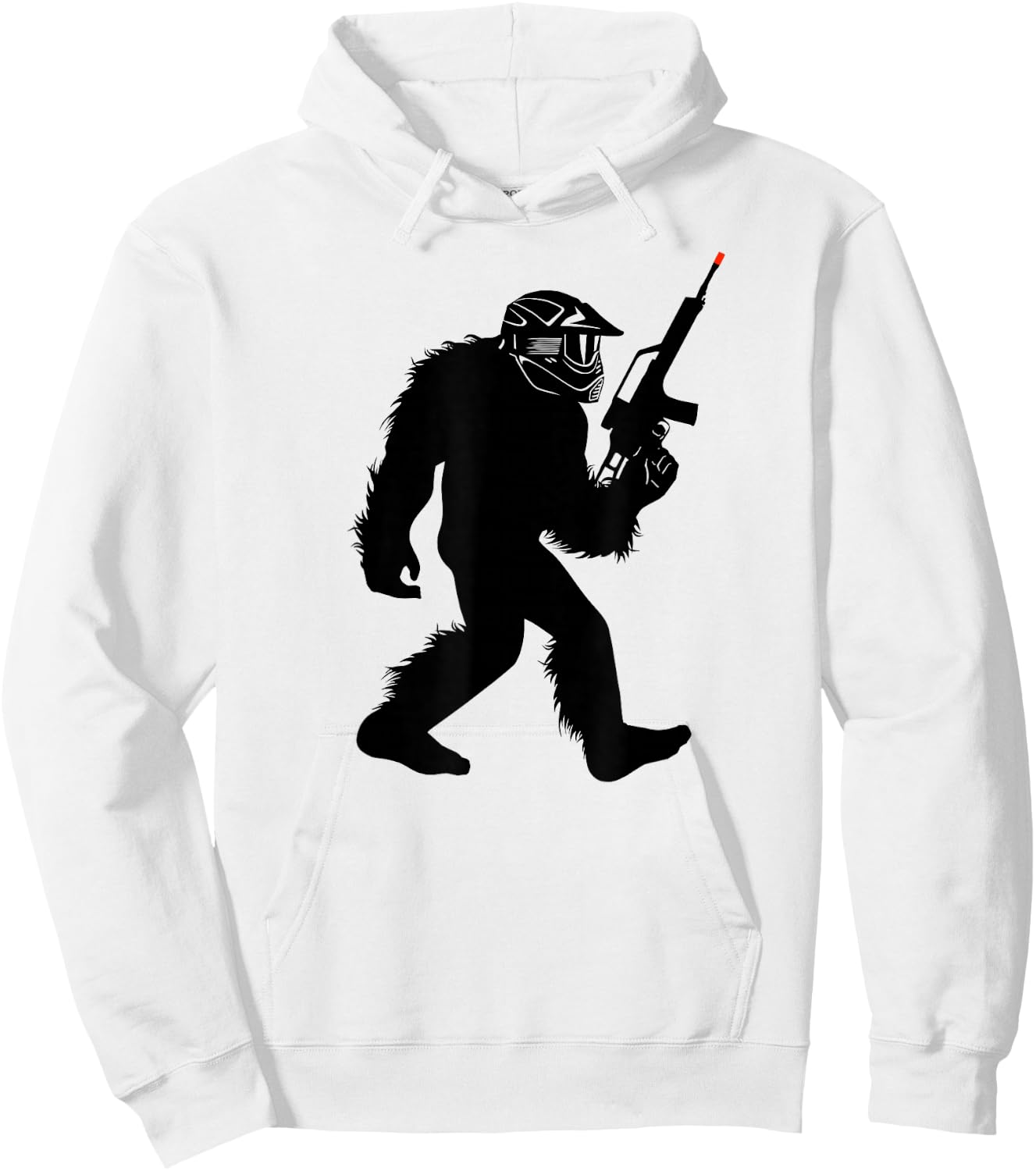 Bigfoot Airsoft , Sasquatch Airsofting Apparel Hoodie - Hoodie | White