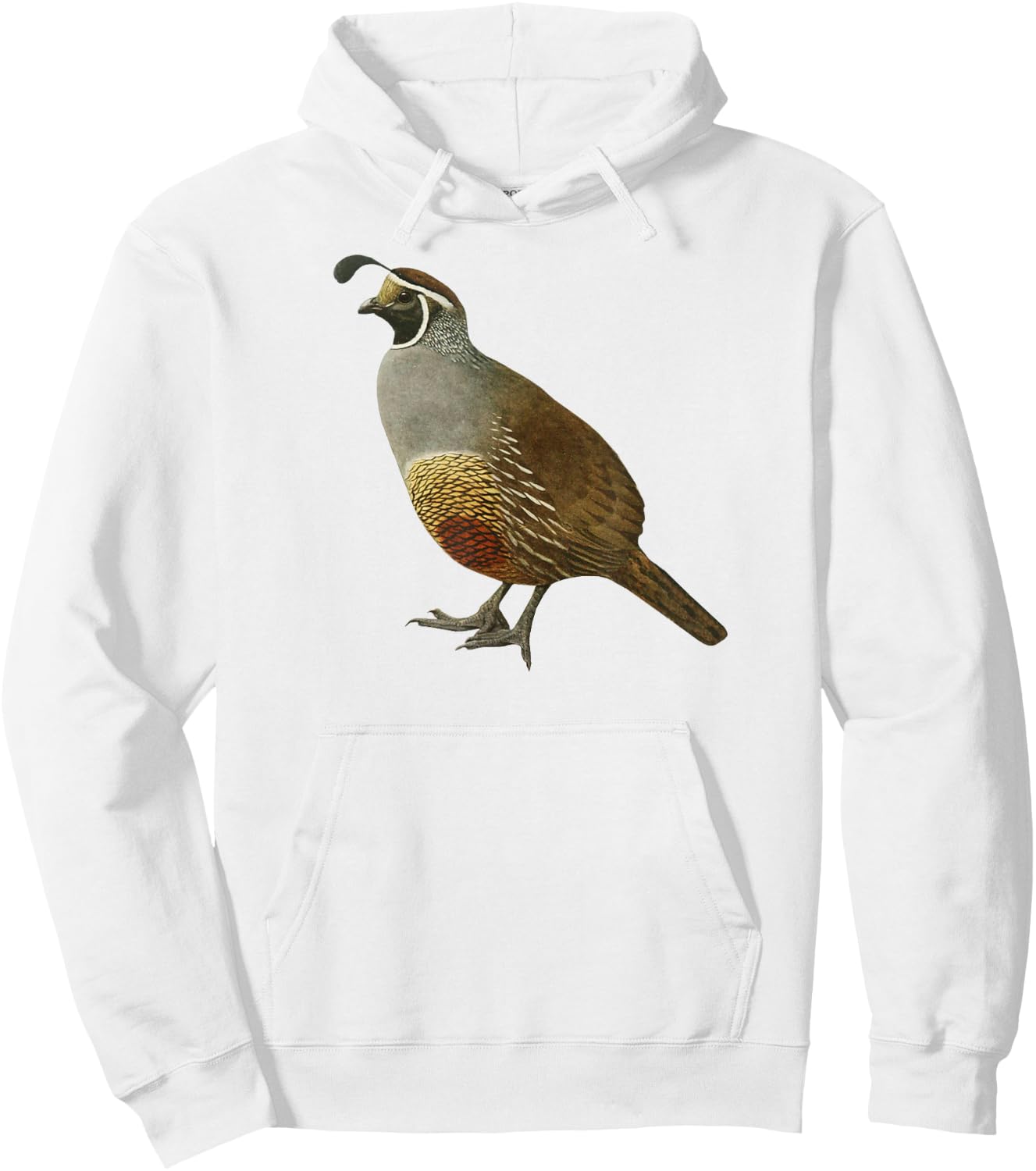 Quail I Love Quails Cute Birder Gift Hoodie - Hoodie | White