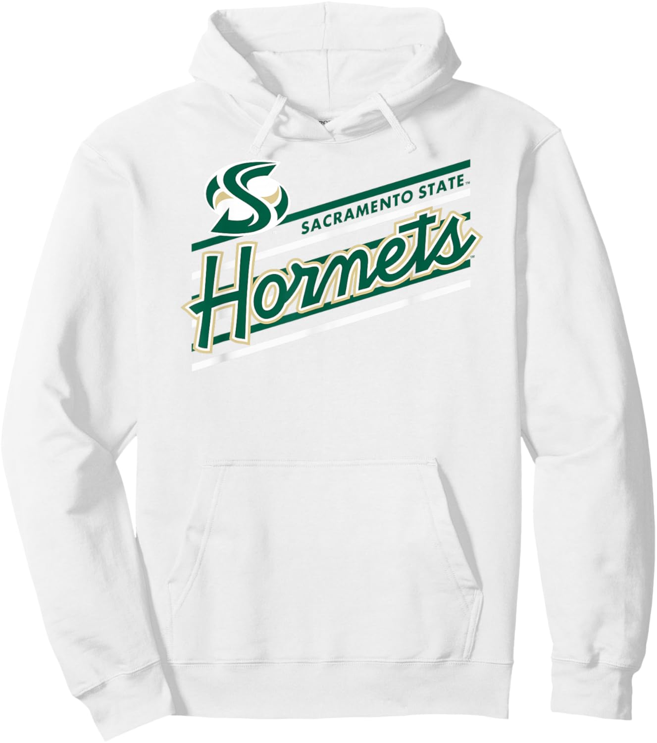 Sacramento State Hornets Retro Performer Gray Hoodie - Hoodie | White