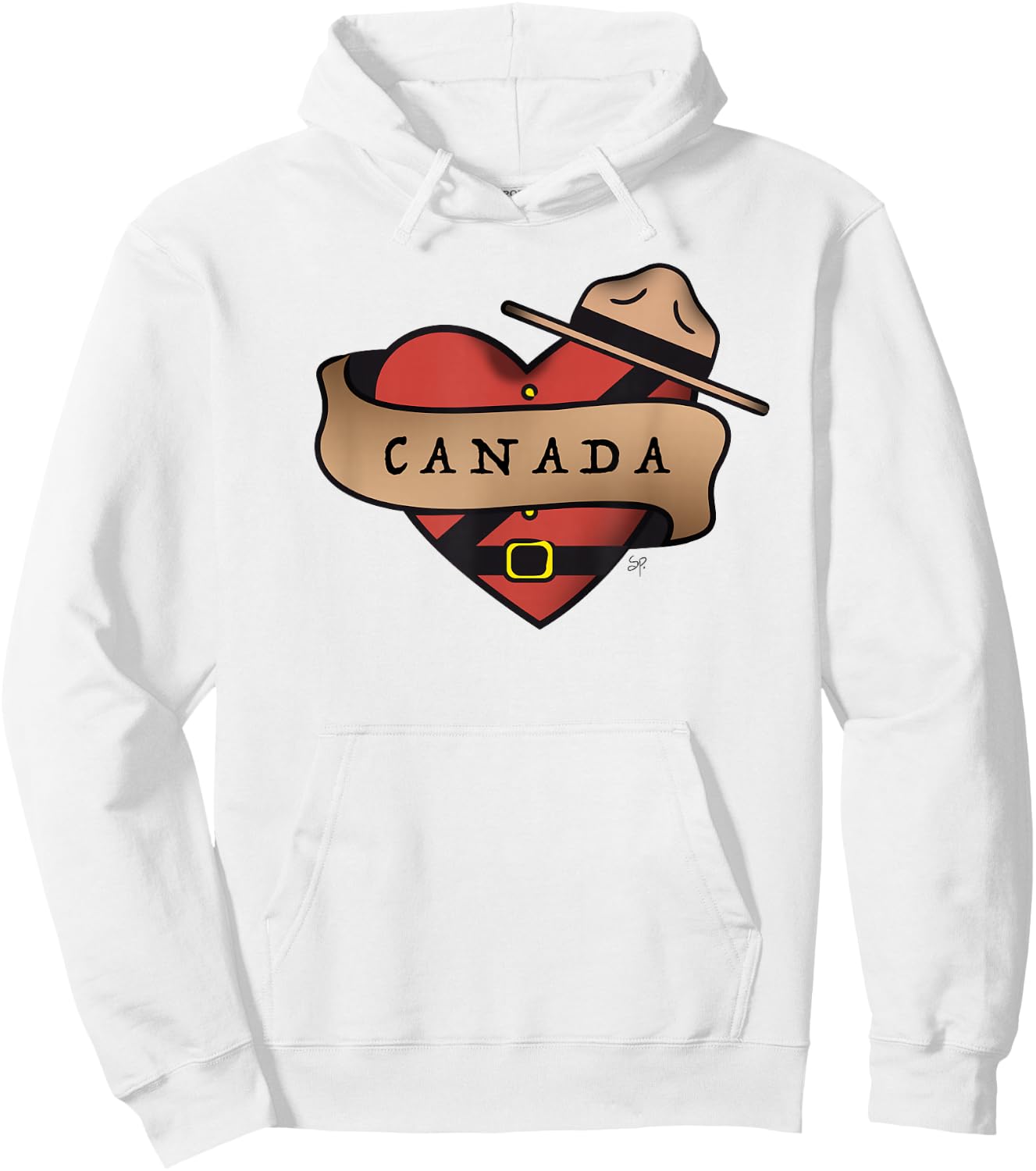 Canada Mountie - Canada Day - I love Canada Hoodie - Hoodie | White