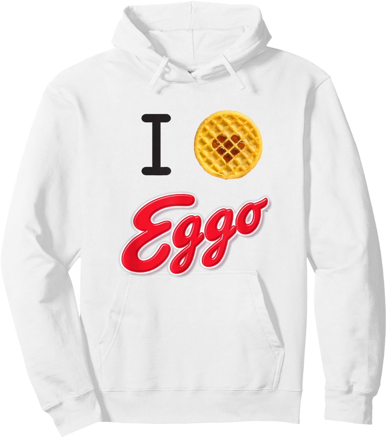 Eggo I Heart Eggo Hoodie - Hoodie | White