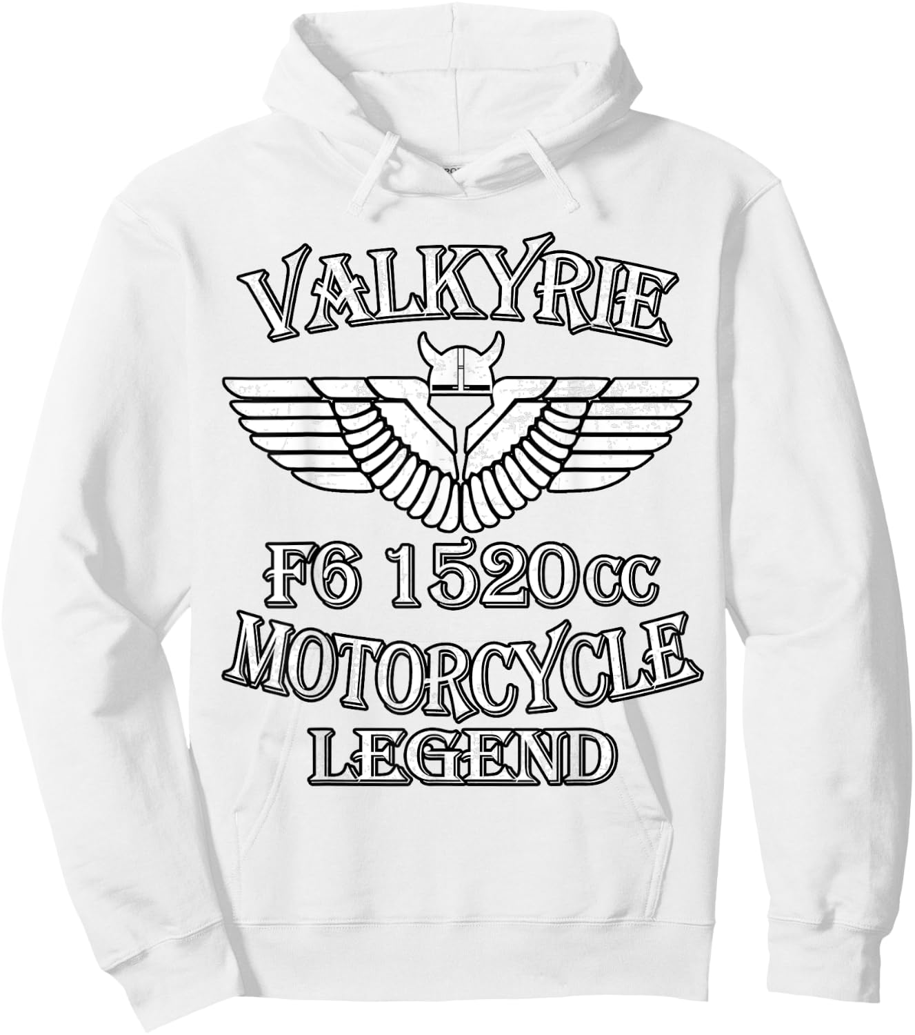 Valkyrie Motorcycle F6 1520cc Motorcycle Legend Hoodie - Hoodie | White