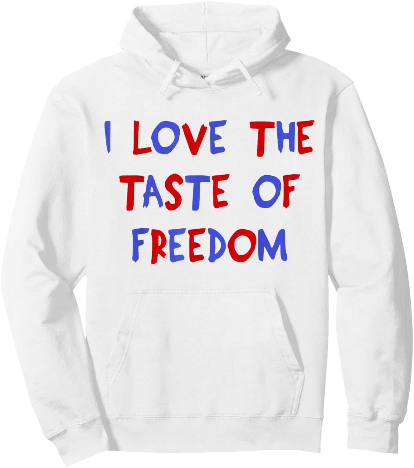 I Love The Taste of Freedom - Matching Fourth of July Couple Hoodie - Hoodie | White