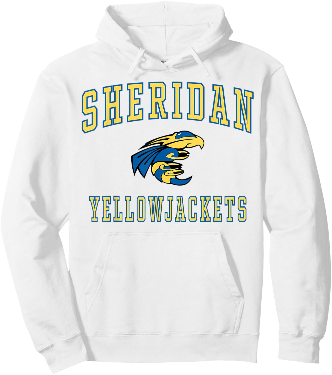 Sheridan High School Yellowjackets C1 Hoodie - Hoodie | White